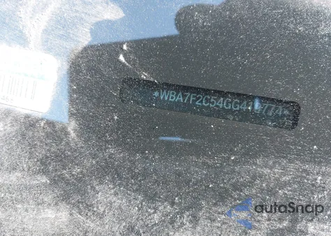 2016 BMW 750I xDrive from USA, damaged, VIN WBA7F2C54GG419774